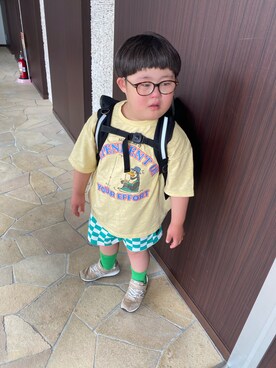 「アイテム（レッグウェア）」を使った、Ryotaさん（キッズ・110cm）の夏コーディネート