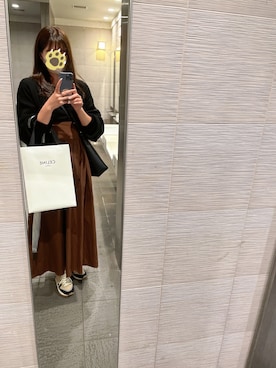 「CELINE」｜「アイテム（ワンピース/ドレス）」を使った、Ku___uu.さん（レディース・165cm）の秋コーディネート