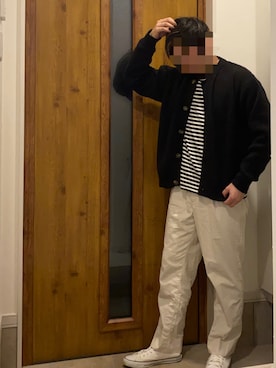 「EMMA  CLOTHES」｜「アイテム（チノパンツ）」を使った、ぽんさん（メンズ・176cm）の秋コーディネート