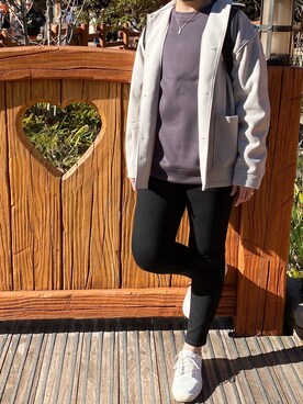 「LAKOLE（ラコレ）のアイテム（カバーオール）」を使った、Hiroさん（メンズ・171cm）の冬コーディネート