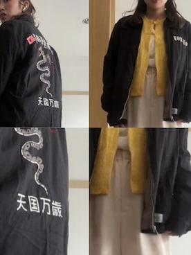 「アイテム（ベスト）」を使った、nasuさん（レディース・161cm）の秋コーディネート