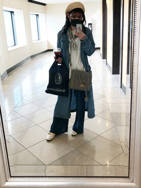 「GAP（ギャップ）のアイテム（テーラードジャケット）」を使った、えぬちゃさん（レディース・158cm）の秋コーディネート