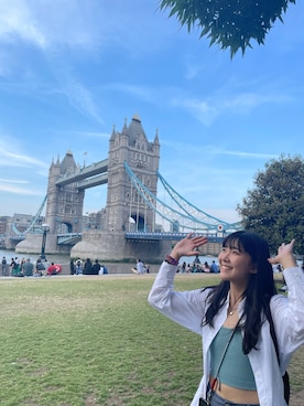 「SWATCH（スウォッチ）のアイテム」を使った、YABEさん（レディース・163cm）の夏コーディネート