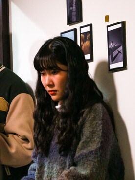 「indoor」｜YABEさん（レディース・163cm）の冬コーディネート