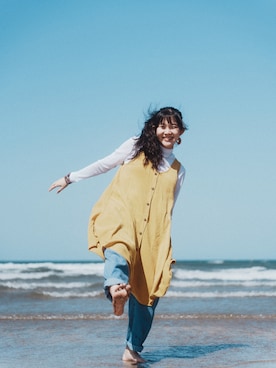 「SWATCH（スウォッチ）のアイテム」を使った、YABEさん（レディース・163cm）の春コーディネート