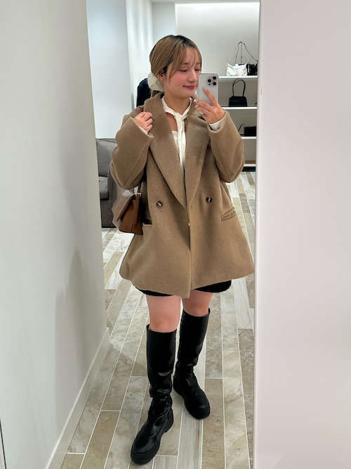 セール】【2サイズ展開】シャギーダブルジャケット（その他アウター