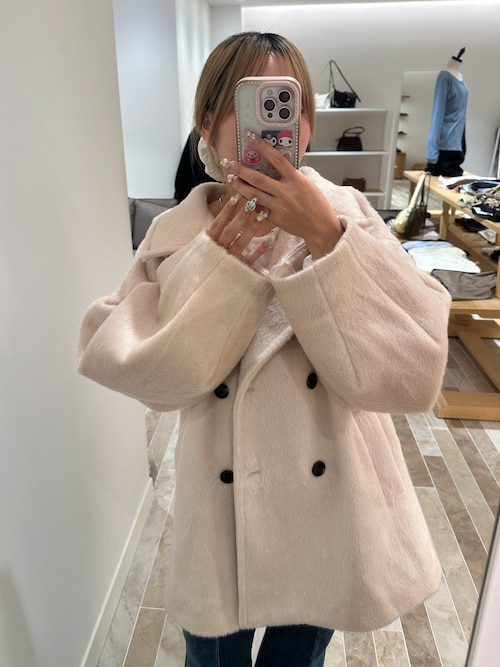 セール】【12.12(FRI)～12.14(SUN)限定価格】ウール混 シャギーミドル