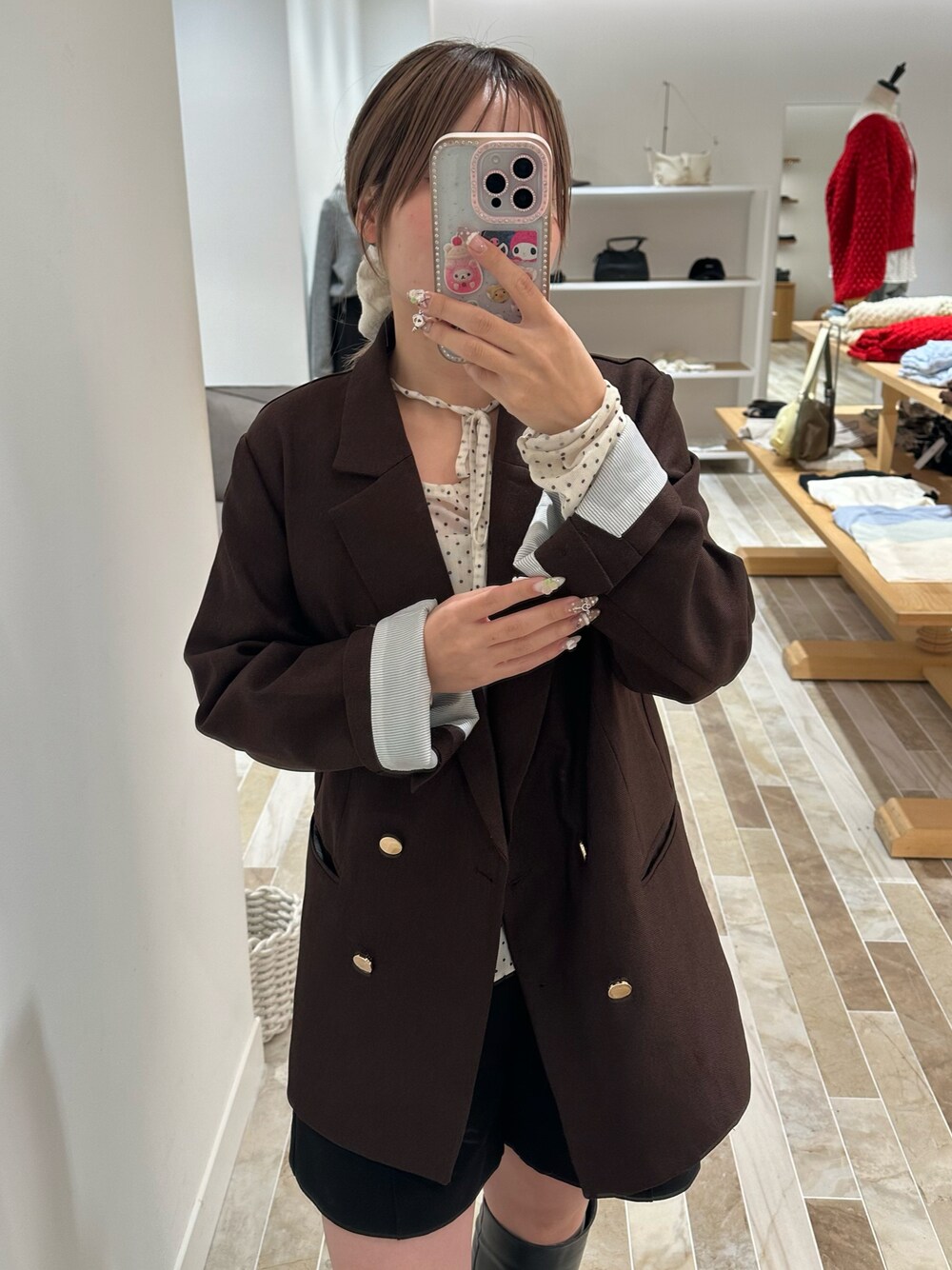 yuki(mystic)｜mysticのテーラードジャケットを使ったコーディネート