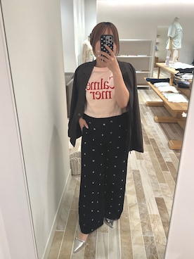 「mystic（ミスティック）のアイテム（テーラードジャケット）」を使った、yukiさん（レディース・155cm）の春コーディネート