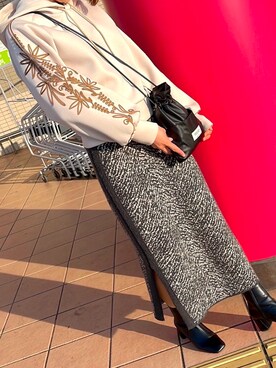「STUDIOUS（ステュディオス）のアイテム（ブーツ）」を使った、さおさん（レディース・160cm）の冬コーディネート