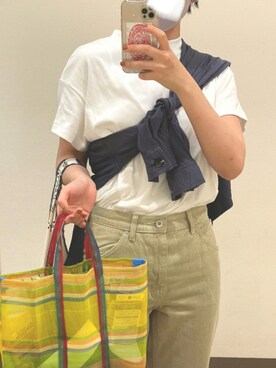 「UNIQLO U」｜_ ami _さん（レディース・163cm）の夏コーディネート