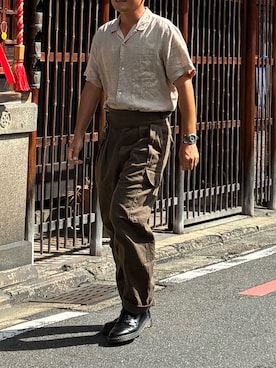 「無印良品（ムジルシリョウヒン）のアイテム」を使った、Young   さん（メンズ・175cm）の秋コーディネート