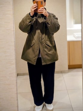 「アイテム（モッズコート）」を使った、こうすけさん（メンズ・175cm）の冬コーディネート