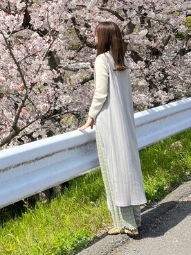 「JF Ready Made（ジェイエフレディメイド）のアイテム」を使った、✿anemone✿さん（レディース・160cm）の春コーディネート