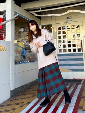 ✿anemone✿さん（レディース・160cm）の春コーディネート