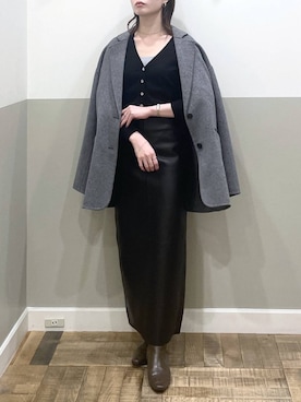 「apart by lowrys」｜「アイテム（ジャケット/アウター）」を使った、た ん ばさん（レディース・153cm）の秋コーディネート