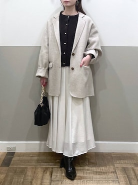 「apart by lowrys」｜「アイテム（ジャケット/アウター）」を使った、た ん ばさん（レディース・153cm）の冬コーディネート