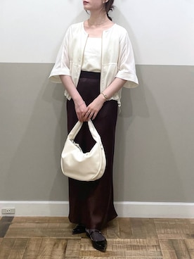 「A part by（アパートバイ）のアイテム（ジャケット/アウター）」を使った、た ん ばさん（レディース・153cm）の夏コーディネート