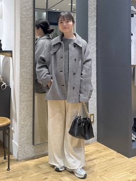 「SNAP_apart by lowrys」｜「アイテム（ジャケット/アウター）」を使った、ゆいぴさん（レディース・156cm）の秋コーディネート