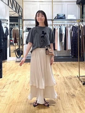 「A part by（アパートバイ）のアイテム」を使った、ゆいぴさん（レディース・156cm）の夏コーディネート