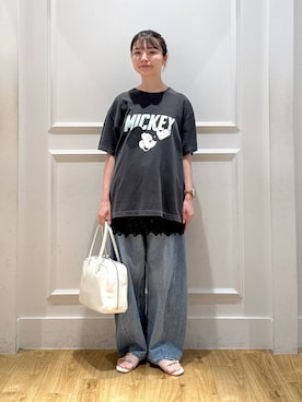 「アイテム（ボストンバッグ）」を使った、ゆいぴさん（レディース・156cm・20代）の夏コーディネート