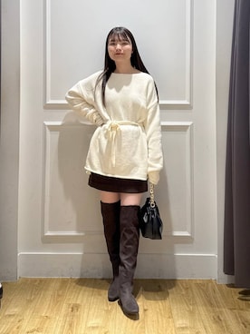 「アイテム（セットアップ）」を使った、ゆいぴさん（レディース・156cm・20代）の秋コーディネート