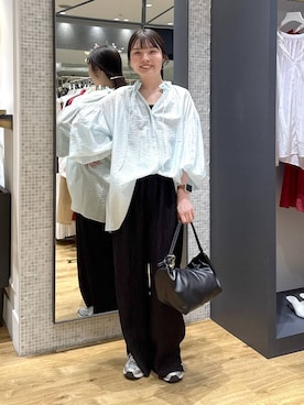 「A part by（アパートバイ）のアイテム」を使った、ゆいぴさん（レディース・156cm）の春コーディネート