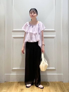 「アイテム（サンダル）」を使った、ゆいぴさん（レディース・156cm・20代）の夏コーディネート