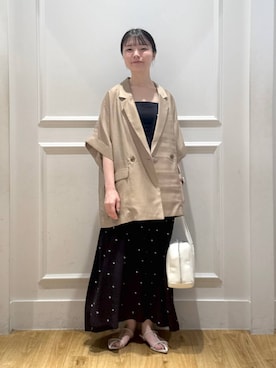 「A part by（アパートバイ）のアイテム（ワンピース/ドレス）」を使った、ゆいぴさん（レディース・156cm）の夏コーディネート