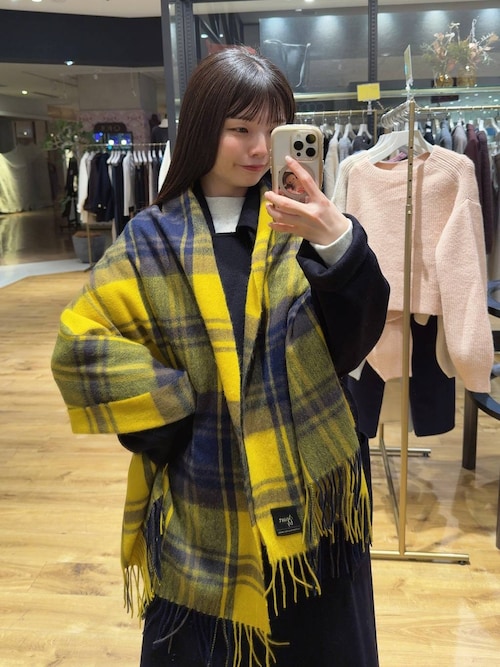 カシミヤコンチェックストール（ストール/ショール）｜A part by