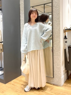 「A part by（アパートバイ）のアイテム（シューズ）」を使った、ゆいぴさん（レディース・156cm）の秋コーディネート