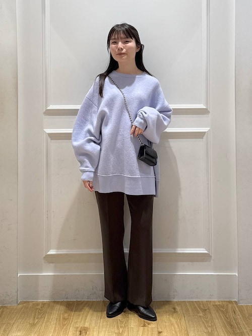 セール】サテンセミフレアパンツ（スラックス）｜A part by（アパート