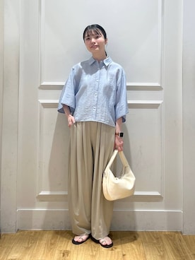 「アイテム（サンダル）」を使った、ゆいぴさん（レディース・156cm・20代）の夏コーディネート