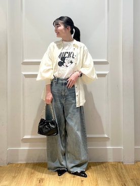 「アイテム（パンプス）」を使った、ゆいぴさん（レディース・156cm・20代）の春コーディネート