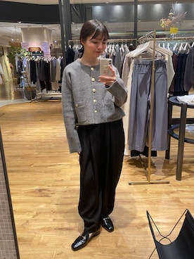 「SNAP_apart by lowrys」｜ゆいぴさん（レディース・156cm）の秋コーディネート