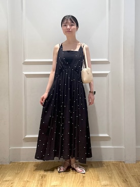 「A part by（アパートバイ）のアイテム（ワンピース/ドレス）」を使った、ゆいぴさん（レディース・156cm）の夏コーディネート
