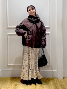 「アイテム（ブルゾン）」を使った、ゆいぴさん（レディース・156cm・20代）の秋コーディネート