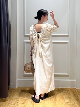 「SNAP_apart by lowrys」｜「アイテム（帽子）」を使った、ゆいぴさん（レディース・156cm）の夏コーディネート