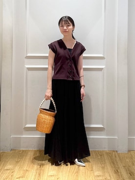 「A part by（アパートバイ）のアイテム」を使った、ゆいぴさん（レディース・156cm）の夏コーディネート