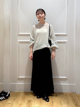 「アイテム（ローファー）」を使った、ゆいぴさん（レディース・156cm・20代）の秋コーディネート