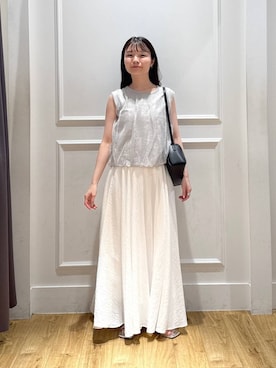 「A part by（アパートバイ）のアイテム」を使った、ゆいぴさん（レディース・156cm）の夏コーディネート