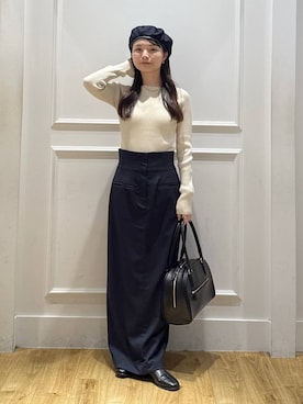 「アイテム（ハンチング/ベレー帽）」を使った、ゆいぴさん（レディース・156cm・20代）の秋コーディネート