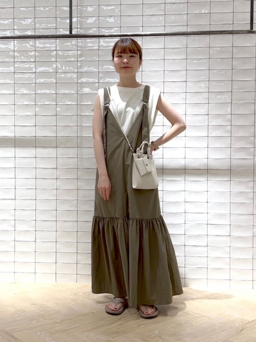 MiECa♡ワンピース＆ジャンスカ I am in fact ジャンパースカート _OJO pleats Skirt
