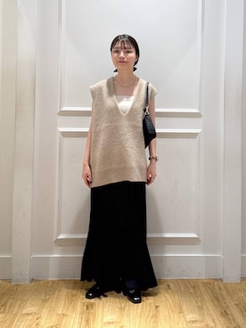 「アイテム（ローファー）」を使った、ゆいぴさん（レディース・156cm・20代）の秋コーディネート