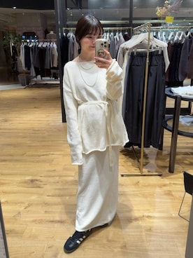 「アイテム（セットアップ）」を使った、ゆいぴさん（レディース・156cm・20代）の秋コーディネート