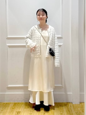 「アイテム（ワンピース/ドレス）」を使った、ゆいぴさん（レディース・156cm・20代）の秋コーディネート