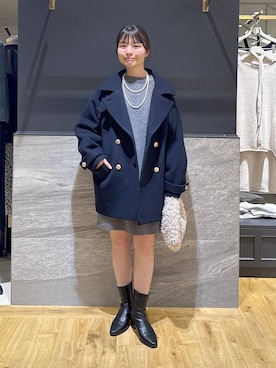 「アイテム（ワンピース）」を使った、ゆいぴさん（レディース・156cm・20代）の冬コーディネート