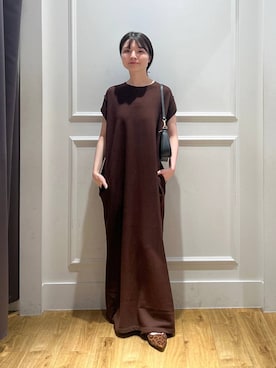 「A part by（アパートバイ）の【2WAY】フトベルトショルダーバッグ（ショルダーバッグ）」を使った、ゆいぴさん（レディース・156cm）の夏コーディネート