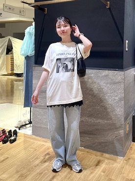 「A part by（アパートバイ）のアイテム」を使った、ゆいぴさん（レディース・156cm）の春コーディネート