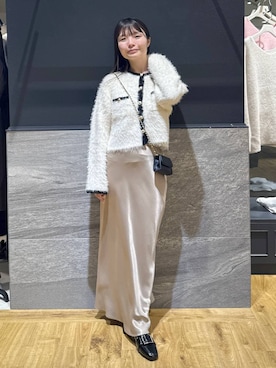 「アイテム（カーディガン/ボレロ）」を使った、ゆいぴさん（レディース・156cm・20代）の冬コーディネート